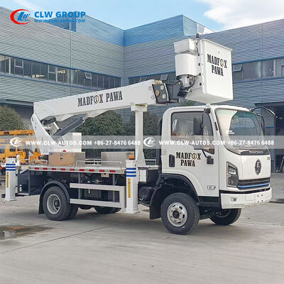 Shacman 15-Meter Right-Hand Drive Aerial Work Platform with 250kg Dielectric Insulated Bucket for Live-Line Maintenance