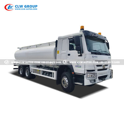Sinotruk HOWO 6x4 20,000L Fuel Tanker Truck with 340HP Diesel Engine and PTO-Driven Pump for Bulk Fuel Transport