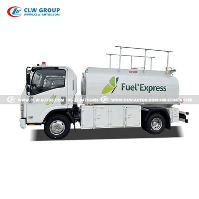 ISUZU NPR 6,000L Fuel Bowser with 150HP Euro V Engine and Integrated Fuel Dispenser for Commercial Refueling