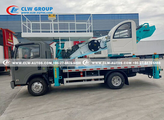 Isuzu KV100 4x2 23-Meter Aerial Work Platform Truck with 300kg Stainless Steel Platform and CAN Bus & Wireless Remote Control