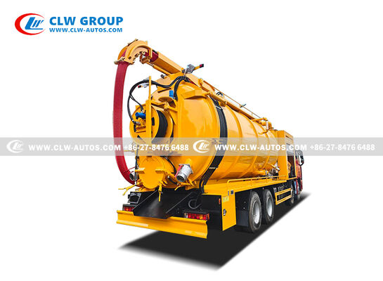 FOTON 8x4 Heavy-Duty Combination Sewer Cleaning & Vacuum Truck with High-Pressure Jetting and High-Efficiency Vacuum System