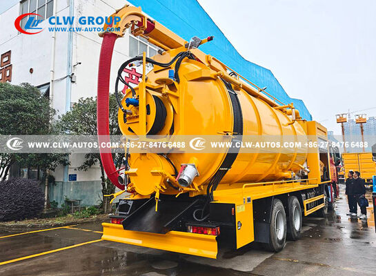 FOTON 8x4 Heavy-Duty Combination Sewer Cleaning & Vacuum Truck with High-Pressure Jetting and High-Efficiency Vacuum System