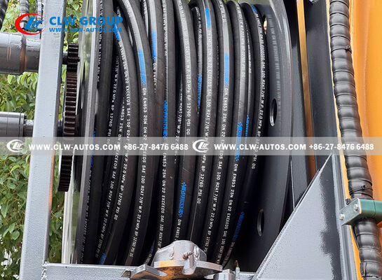 18m³ Combination Sewer Cleaning Truck with 3,500 psi High-Pressure Jetting and ≥8m Vacuum Suction Depth for Municipal Use