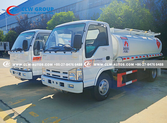 ISUZU 100P RHD 4x2 5,000L Fuel Tanker Truck with 120HP Engine and Anti-Corrosion Tank for Mobile Refueling