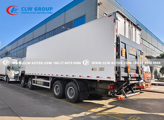 HOWO 8x4 Refrigerated Truck with 20-30 Ton Payload, 400HP Engine, and 58.8m³ Cargo Volume for Cold Chain Logistics