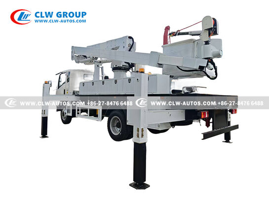HOWO 18m Insulated Boom Aerial Work Platform Truck with 45kV Insulation Handling Jib