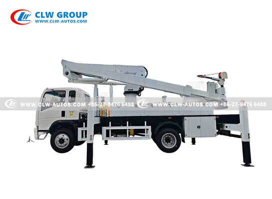 HOWO 18m Insulated Boom Aerial Work Platform Truck with 45kV Insulation Handling Jib