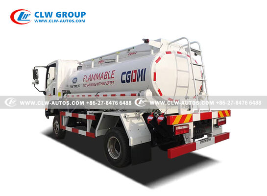 FAW 5,000L Fuel Bowser – 4x2 Light-Duty Diesel Tanker with Carbon Steel Tank for Urban & Remote Refueling