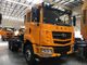 CAMC 10 Wheel Prime Mover Truck , 6 X 4 Tractor Head Truck 40 Ton 375hp