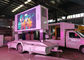 P5 P6 LED Billboard Truck Road Show Mini Trailer With Lifting LED Screen
