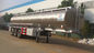 Stainless Steel Vegetable Oil Delivery Truck , 42,000 Liters Oil Tank Trailer