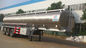 Stainless Steel Vegetable Oil Delivery Truck , 42,000 Liters Oil Tank Trailer