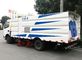 8CBM Street Runway Sweeper Truck With Water Spraying 4pcs Sweeper For Garbage Cleaning