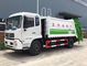 Rear Loader 12cbm Garbage Compactor Truck Carbon Steel Q235B For Waste Management