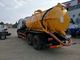 Septic Vacuum Suction Truck 210hp 10 Wheel 16cbm With Hydraulic Control System