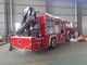 Rescue Fire Brigade Truck Howo 4 X 2 Emergency Fire Fighting Truck With 5 Tons Crane