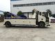Medium Duty Intergrated Emergency Tow Truck , 8 Tons Custom Wrecker Trucks With Crane