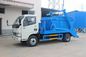 Mobile Dongfeng 4 Cbm Waste Removal Trucks 6 Wheel With Hydraulic Control Loading