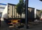 3 Axle Refrigerated Semi Trailer , Meat Transport Trailer 35t - 50t With Mechanical Suspension System