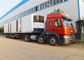 3 Axle Refrigerated Semi Trailer , Meat Transport Trailer 35t - 50t With Mechanical Suspension System