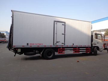 Dongfeng 10 Ton Refrigerated Truck , -15 ℃ Refrigerated Delivery Truck With Rear Hydraulic Loading Plate