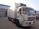 Dongfeng 10 Ton Refrigerated Truck , -15 ℃ Refrigerated Delivery Truck With Rear Hydraulic Loading Plate