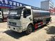 304 Stainless Steel Tanker Trailers , Dongfeng 8cbm Fresh Milk Delivery Tanker Truck