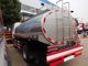 304 Stainless Steel Tanker Trailers , Dongfeng 8cbm Fresh Milk Delivery Tanker Truck