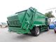 12m3 Waste Management Trash Truck , 12cbm Rear Loader Howo Waste Compactor Truck