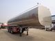40t Fresh Milk Delivery Tanks Trucks And Trailers 3 Axle Stainless Steel Milk Tank Truck