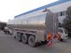 40t Fresh Milk Delivery Tanks Trucks And Trailers 3 Axle Stainless Steel Milk Tank Truck
