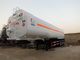 45000 Liters 3 Axle Fuel Delivery Truck Trailer , 45 Tons Fuel Tank Semi Trailer