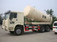 Full Driving 12 Wheel UN Sewage Tanker Truck With Self Dumping System 10m3 To 12m3