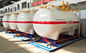 10CBM / 10000 Liters LPG Gas Storage Tank With Dispenser Equipments And Scales