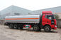 FAW 29CBM Fuel Delivery Truck , Semi Water Tanker With 1 Year Warranty