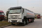 HOWO 8x4 30Cbm Fuel Delivery Truck With API Manhole , Petrol Diesel Oil Transport Truck