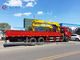 Dongfeng Cummins XCMG 12 Ton Telescopic Crane Truck With Tipping Box