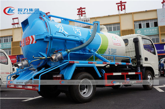 120HP Dongfeng 6cbm Sewer Cleaning Truck With 6000L Tank