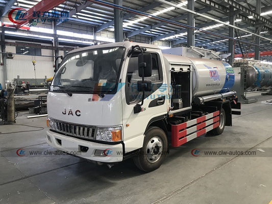 JAC Left Hand Drive 5cbm Mobile Aviation Refueling Trucks