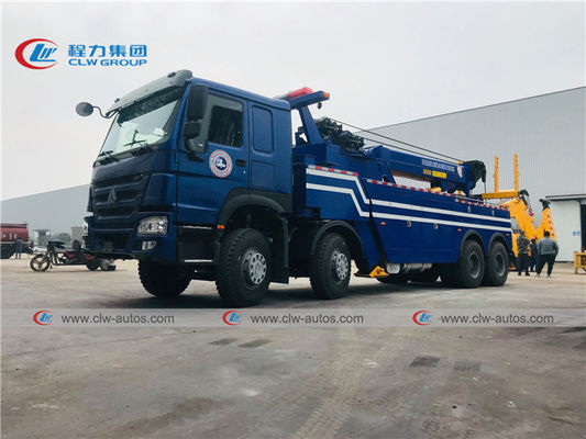 RHD 30T 40T 50T Recovery Tow Truck With Full Rotating Boom