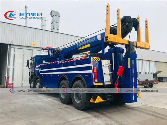 RHD 30T 40T 50T Recovery Tow Truck With Full Rotating Boom