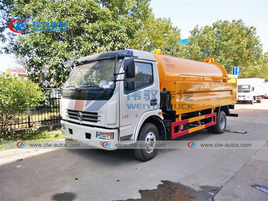 Dongfeng 8000L Q235 Carbon Steel Vacuum Suction Truck