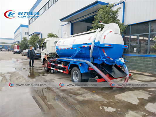 Dongfeng 120HP 6cbm Vacuum Sewage Suction Truck