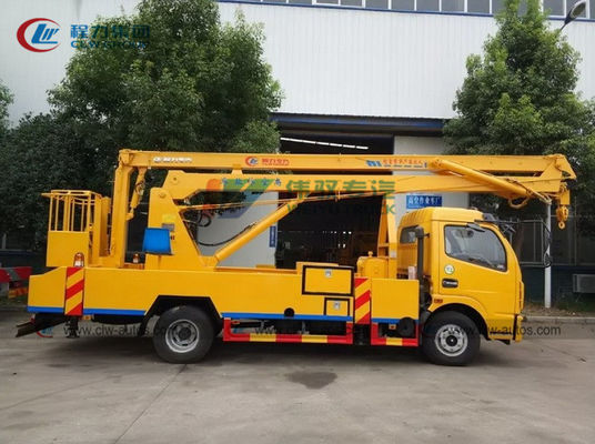 ISUZU 4X2 Hydraulic Foldable Knuckle Boom Truck For High Altitude Operation