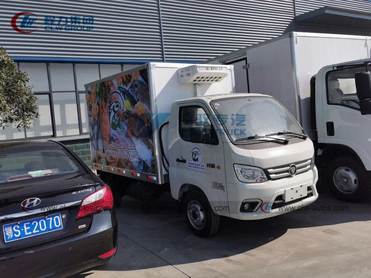 Ratio Foton 1T Petrol Seafood Delivery Refrigerated Van Truck