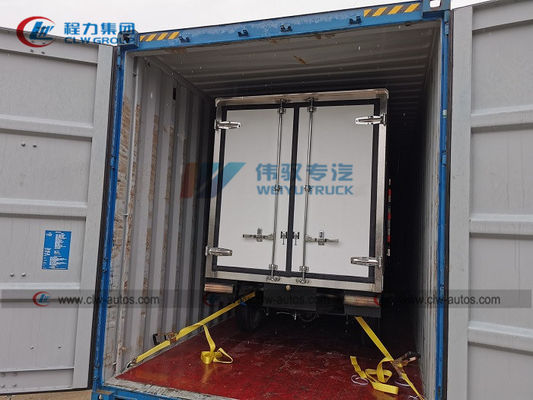 Ratio Foton 1T Petrol Seafood Delivery Refrigerated Van Truck