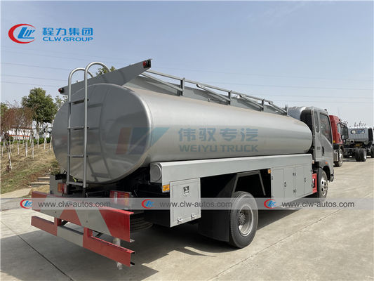 RHD Howo 8000L 10000L Diesel Tanker Truck With Censtar Dispenser