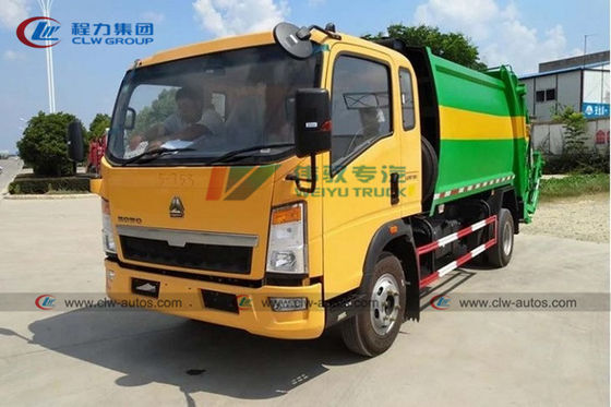 Sinotruk Howo 5cbm 6cbm 3t 4t Waste Compactor Truck