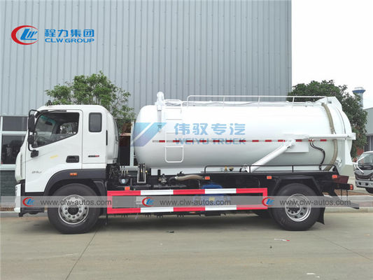 Foton Auman 240HP 10000L Sewer Vacuum Truck For Liquid Disposal Collection