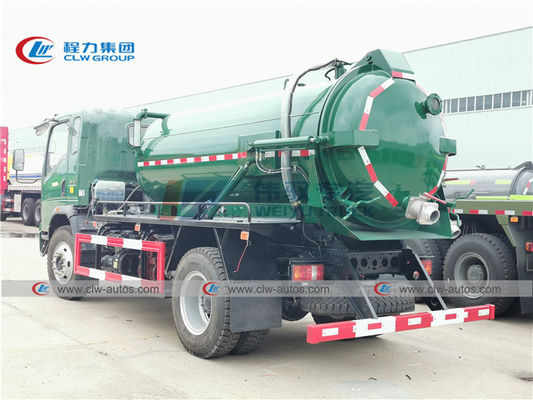 RHD Sino Howo 5T Vacuum Septic Truck With Italy Pump